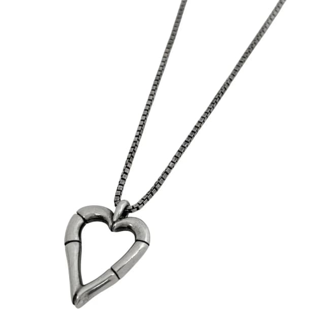 Gucci Heart Motif Necklace 925 Sterling Silver in Silver from The Reluxe, photo 1 of 1