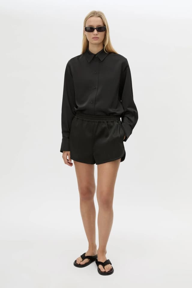 C&M CAMILLA AND MARC SALE Tamar Mini Short in black, image 1 of 1 from Camilla and Marc