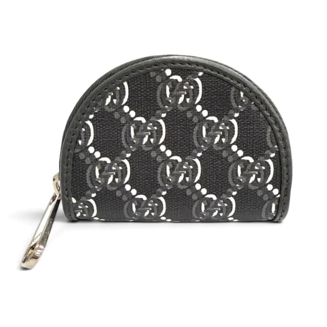 Gucci GG Shadow Air Pods Holder Case Earphones Half Moon Shape Black Silver in Black from The Reluxe, photo 1 of 1