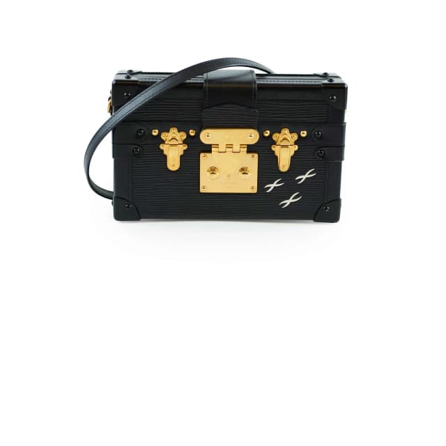 Louis Vuitton Petite Malle Epi Black in Black Leather from The Purse Affair, photo 1 of 1