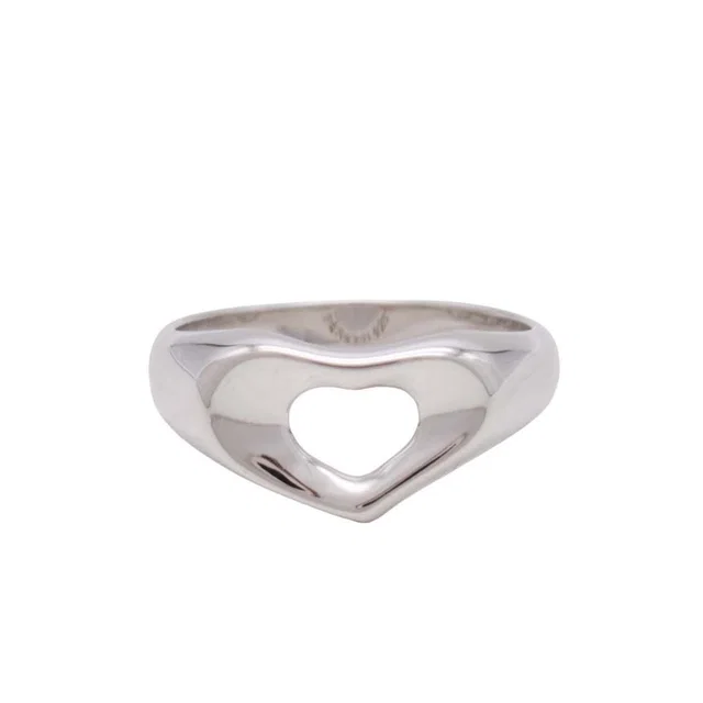 Tiffany & Co. New Open Heart Ring Silver in Silver from The Reluxe, photo 1 of 1