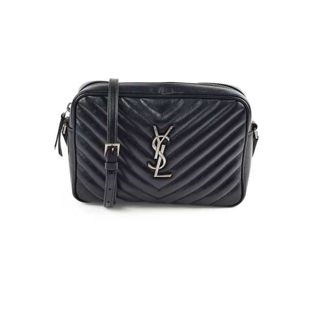 Saint Laurent Lou Camera Black Bag in Black Leather from The Purse Affair, photo 1 of 1