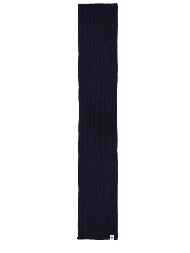Bally Merino Wool Scarf — Blue Scarfs in Blue Wool from HEWI, photo 1 of 1