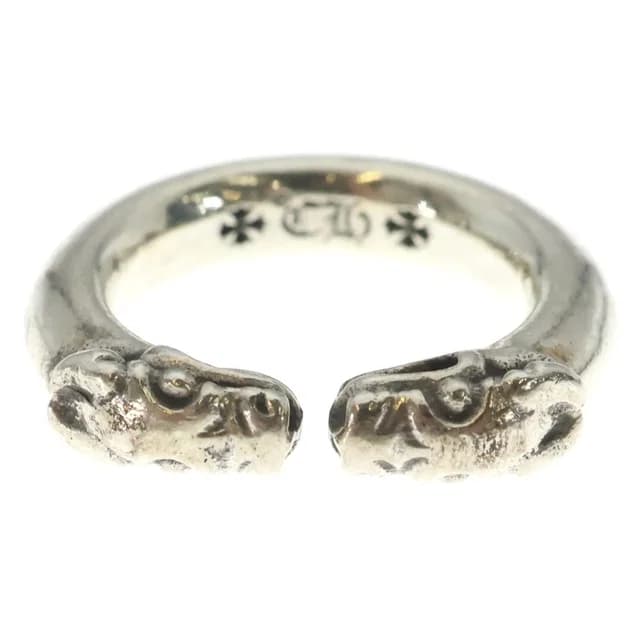 Chrome Hearts Double Dog Ring Silver in Silver from The Reluxe, photo 1 of 1