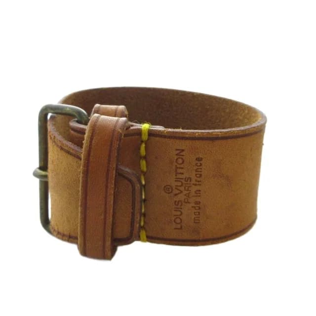 Louis Vuitton Poignet Handle Fixed Belt Logo Leather Brown in Brown Leather from The Reluxe, photo 1 of 1