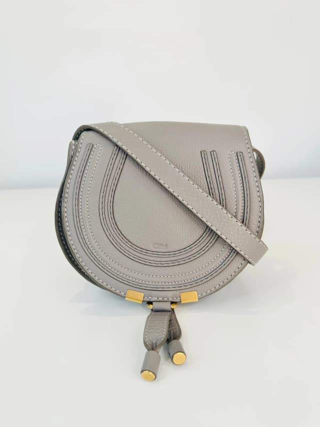 Chloé Small Leather Marcie Bag in Leather from Edit Second Hand, photo 1 of 1