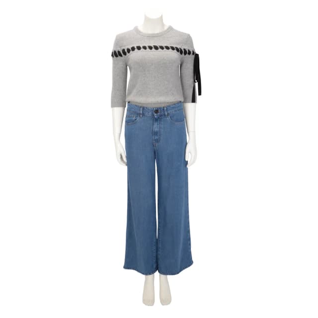 Miu Miu 5 Pocket Jeans 24 in Blue Denim from Blue Spinach, photo 1 of 1