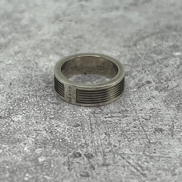 Gucci Stripe Ring Silver in Silver from The Reluxe, photo 1 of 1
