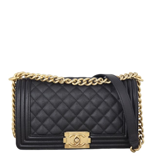 Chanel Boy Old Medium in Caviar leather from Luxe.It.Fwd, photo 1 of 1