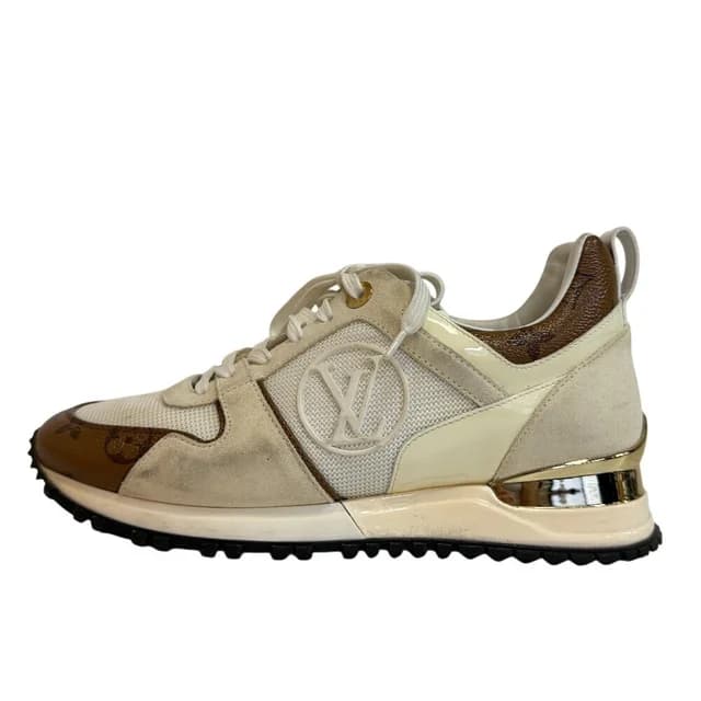 Louis Vuitton GO0158 Run Away Line Canvas Sneakers White in White Canvas from Elady, photo 1 of 1