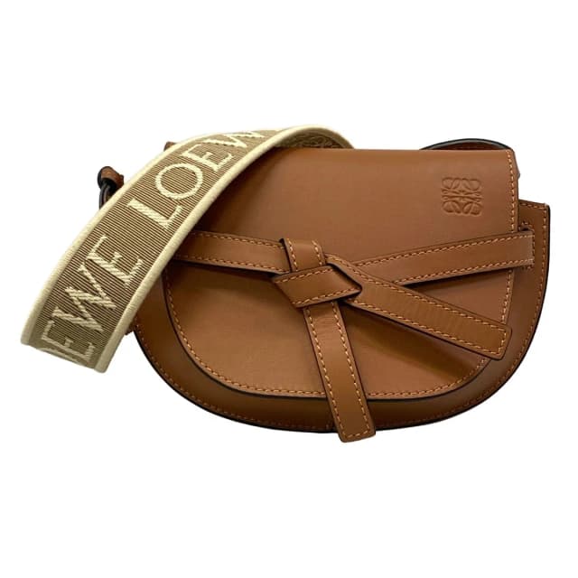 Loewe Shoulder Bag Gate Mini Brown Ivory Multi Leather in Brown Leather from The Reluxe, photo 1 of 1