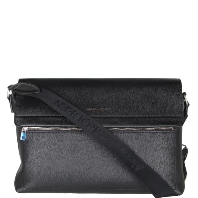 Alexander McQueen Edge Crossbody Large, Black, image 1 of 1 from Cultstatus