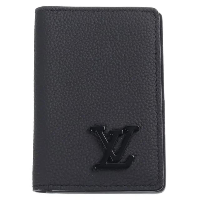 Louis Vuitton Aerogram Pocket Organizer Card Case Holder Black in Black from The Reluxe, photo 1 of 1