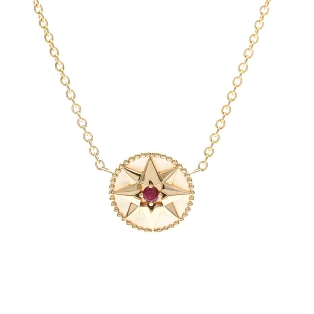 Dior Rose des Vents Ruby Necklace 18K Rose Gold in Pink gold Pink gold (18K) from Elady, photo 1 of 1