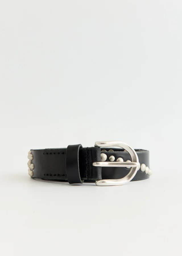Our Legacy Star Fall Belt in Black Bridle, image 1 of 1 from Incu