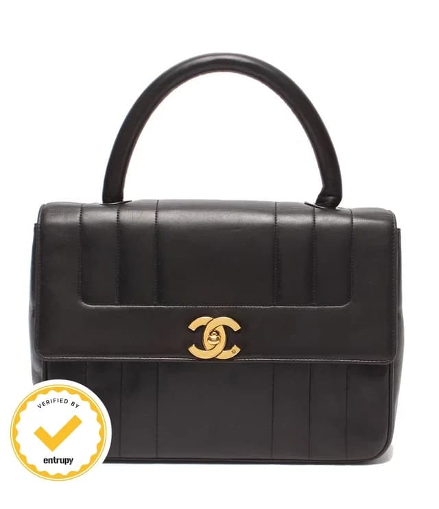 Chanel Handbag Gold Single Flap Mademoiselle Lambskin in Gold Lambskin from The Reluxe, photo 1 of 1