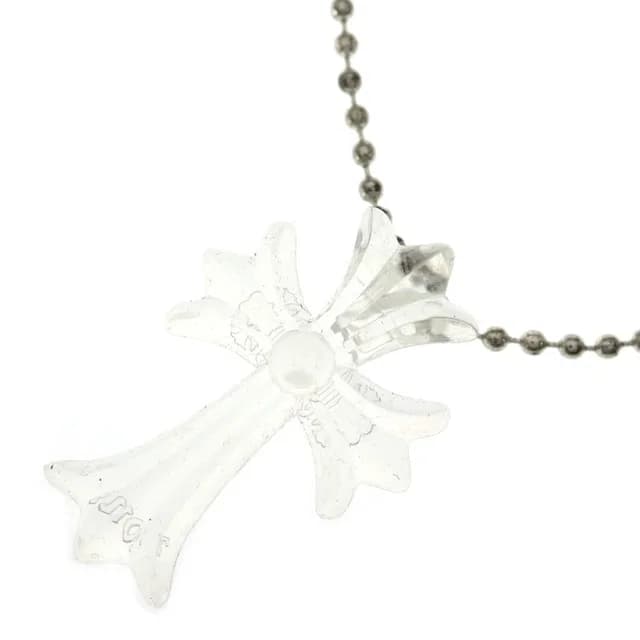 Chrome Hearts Rubber CH Small CH Cross Necklace Silicone Clear from The Reluxe, photo 1 of 1