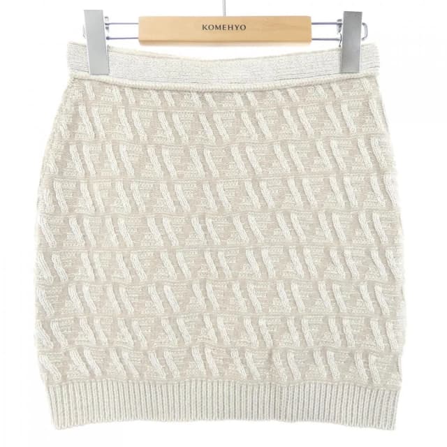 Fendi Atpl Skirt Beige in Beige Cashmere from The Reluxe, photo 1 of 1