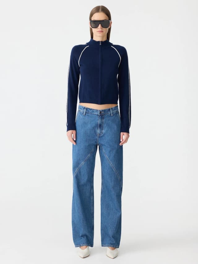 Bassike Cinch Back Jean, image 1 of 1 from bassike