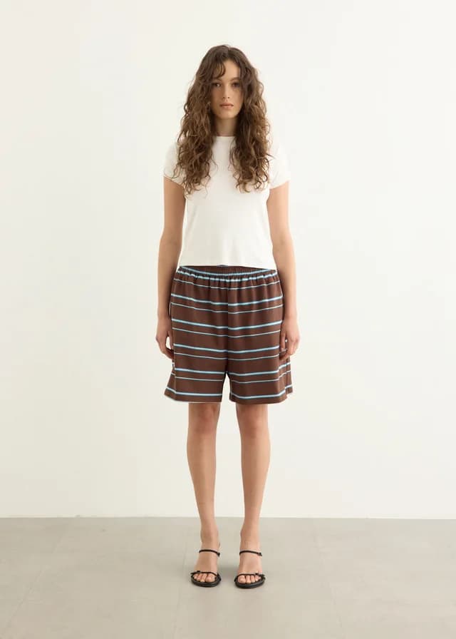 Blanca Aerin Shorts in Brown, image 1 of 1 from Incu