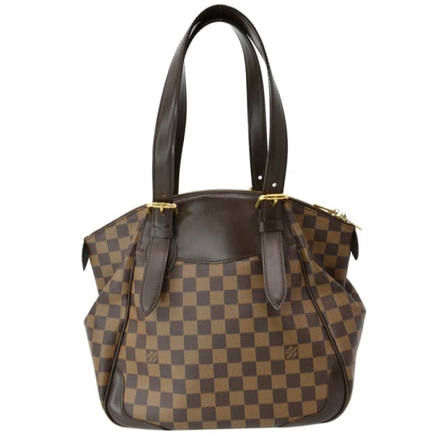 Louis Vuitton Verona MM Damier Ebene Shoulder Bag Brown in Brown Leather from Dallas Designer Handbags, photo 1 of 1