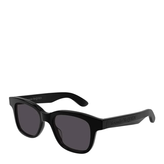 Alexander McQueen AMQ AM0382S Sunglasses, Black/Smoke, image 1 of 1 from Cultstatus