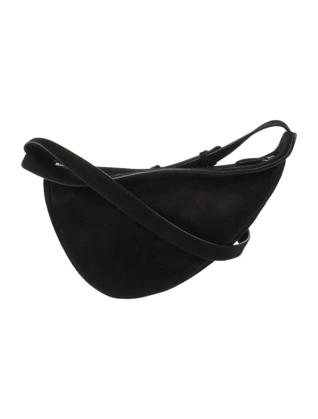 The Row Shoulder Bag Other bag in Black Suede from The RealReal, photo 1 of 1