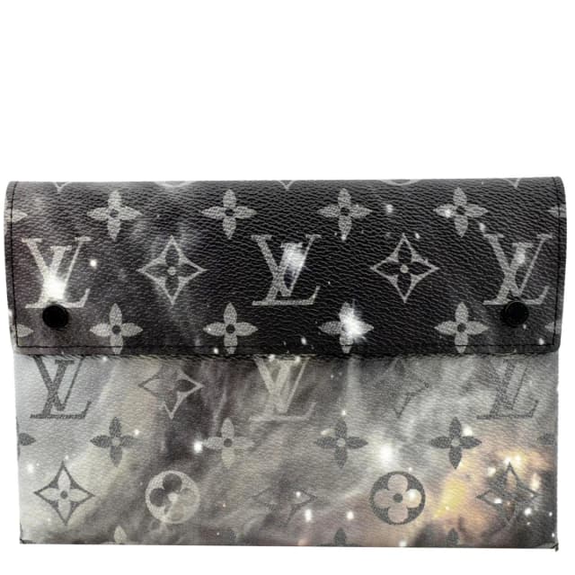 Louis Vuitton Galaxy Pochette Monogram Canvas Pouch Grey in Grey Coated canvas from Dallas Designer Handbags, photo 1 of 1