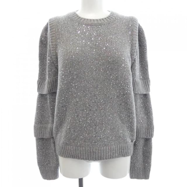 Chanel Knit Sweater Gray in Grey Cashmere from The Reluxe, photo 1 of 1