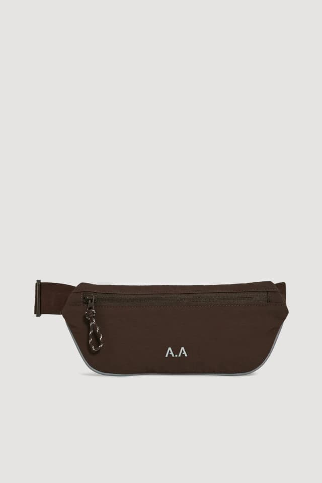 Athletica Agora Running Belt in CHOCOLATE, image 1 of 1 from Aje