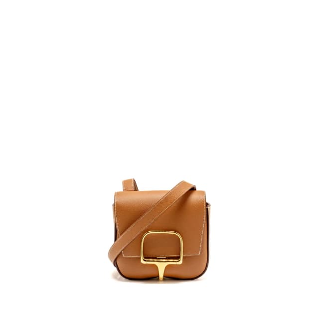 Hermès Mini DELLA CAVALLERIA Epsom Gold GHW Stamp U in Gold Epsom leather from EMIER, photo 1 of 1