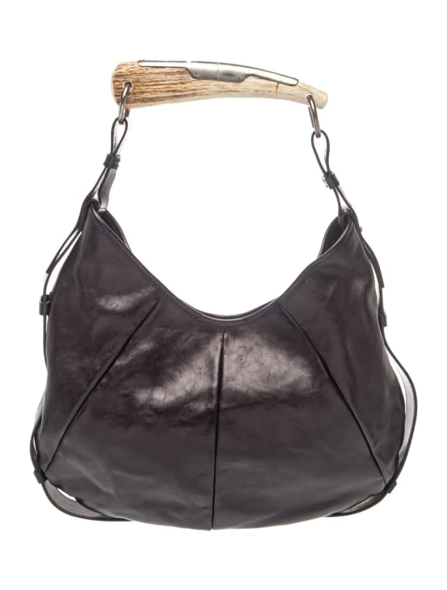 Rive Gauche Leather Saint Laurent Mombasa Vintage in purple Leather from The RealReal, photo 1 of 1
