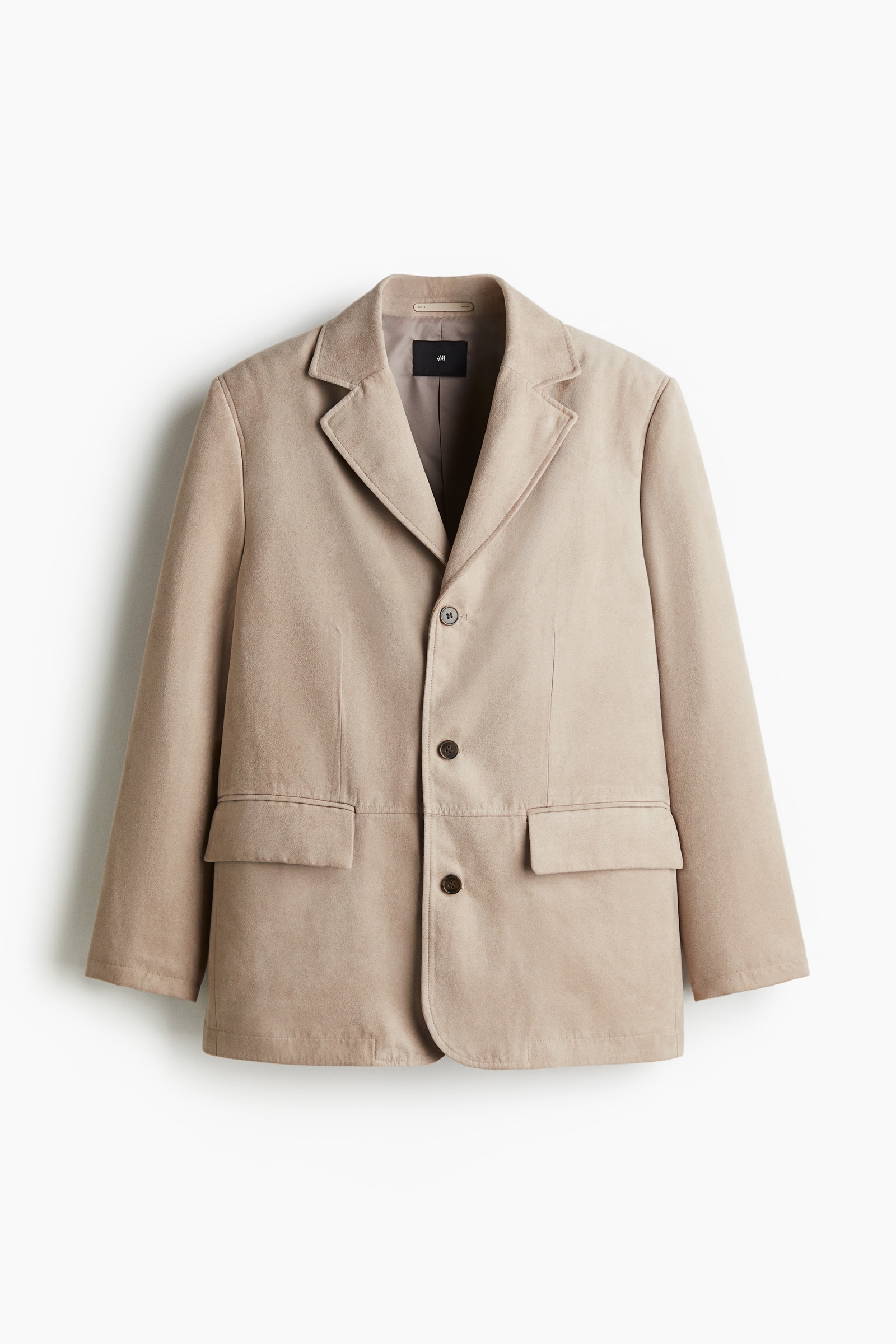 H&M Regular Fit Napped Jacket, image 1 of 1 from H&M (Canada)