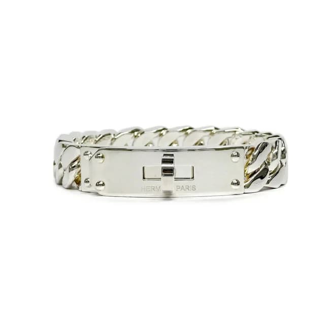 Hermès Bracelet Kelly Gourmette LG Silver in Silver from The Reluxe, photo 1 of 1
