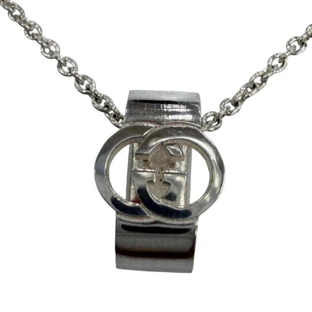Gucci Interlocking G Pendant Silver Box Protected in Silver from The Reluxe, photo 1 of 1