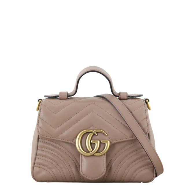 Gucci GG Marmont Top Handle Bag Mini in Calfskin from Luxe.It.Fwd, photo 1 of 1