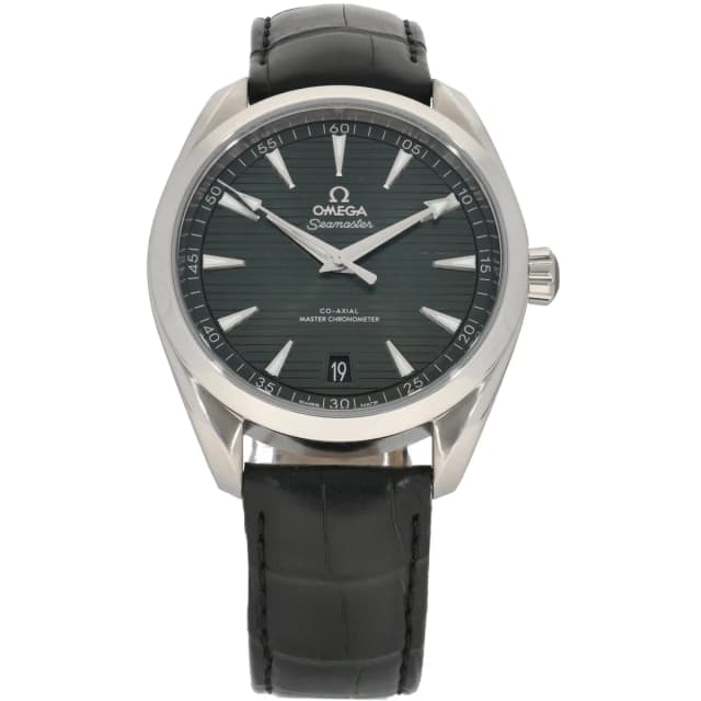 Omega Seamaster Aqua Terra 220.13.41.21.10.001 41mm Stainless Steel Watch in Leather from H&T, photo 1 of 1