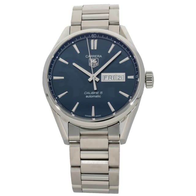 TAG Heuer Carrera WAR201E 41mm Stainless Steel Watch from H&T, photo 1 of 1
