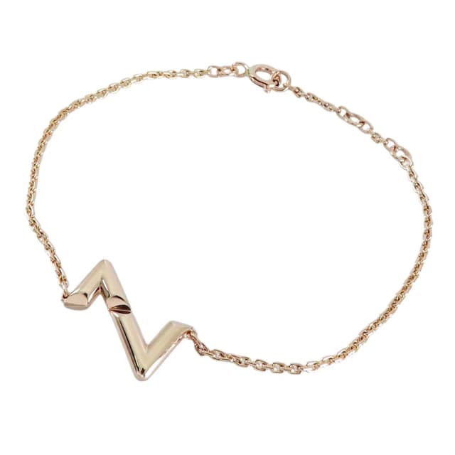 LV Vault Upside Down Bracelet Pink Gold 18k 17 in Pink from The Reluxe, photo 1 of 1