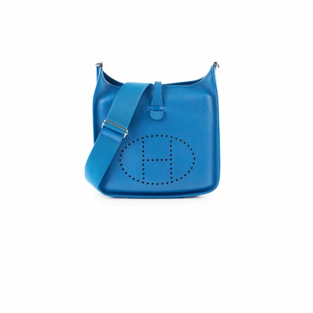 Hermès Evelyne 29 Clemence Blue Brighton? - Stamp Z in Blue Clemence leather from The Purse Affair, photo 1 of 1