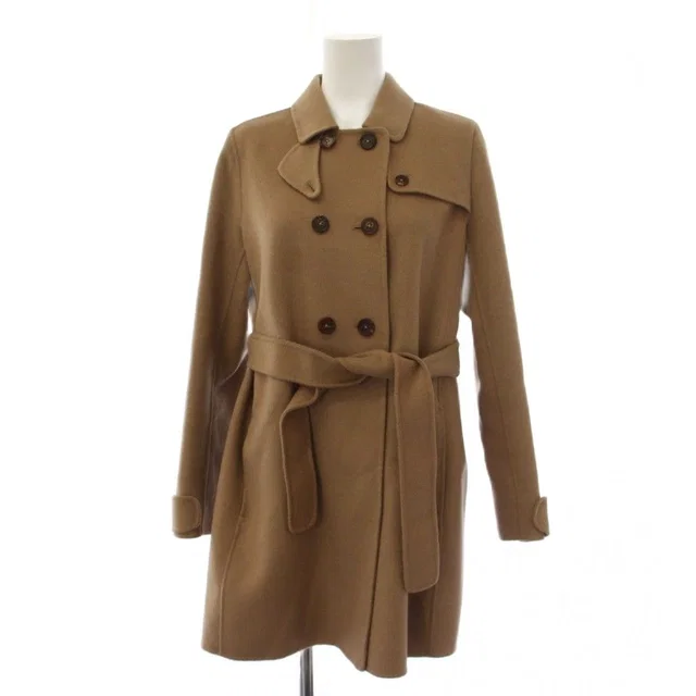 Max Mara S ' Soutien Collar Coat Mid Length Double Breasted Wool Angora 40 in Wool from The Reluxe, photo 1 of 1