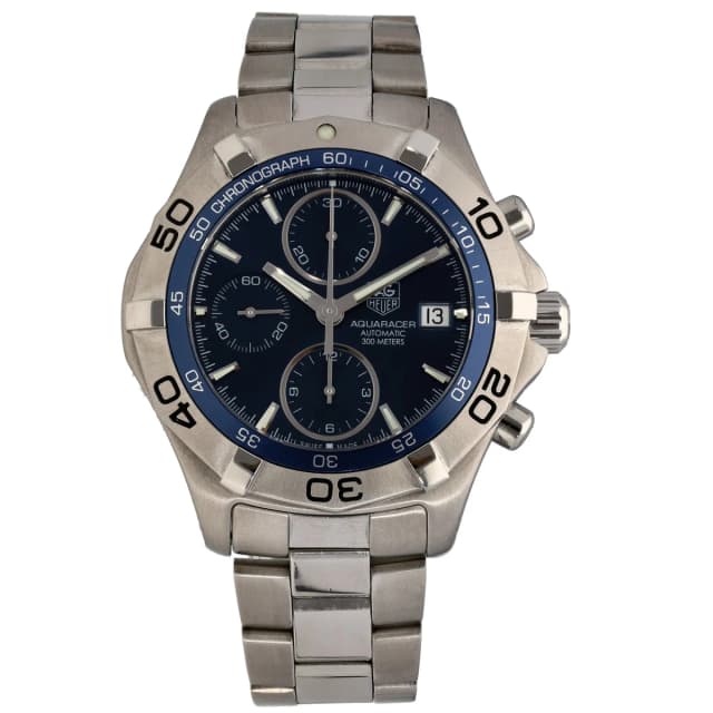 TAG Heuer Aquaracer CAF2112 41mm Stainless Steel Watch from H&T, photo 1 of 1