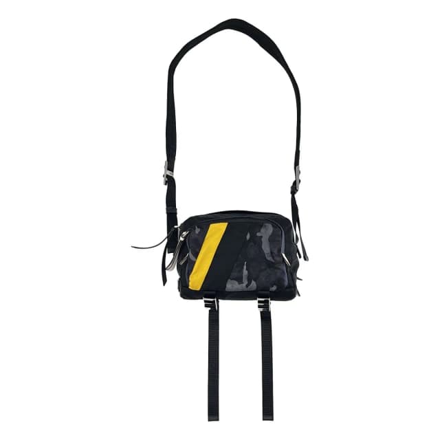 Prada Camouflage Shoulder Bag Black in Black from The Reluxe, photo 1 of 1