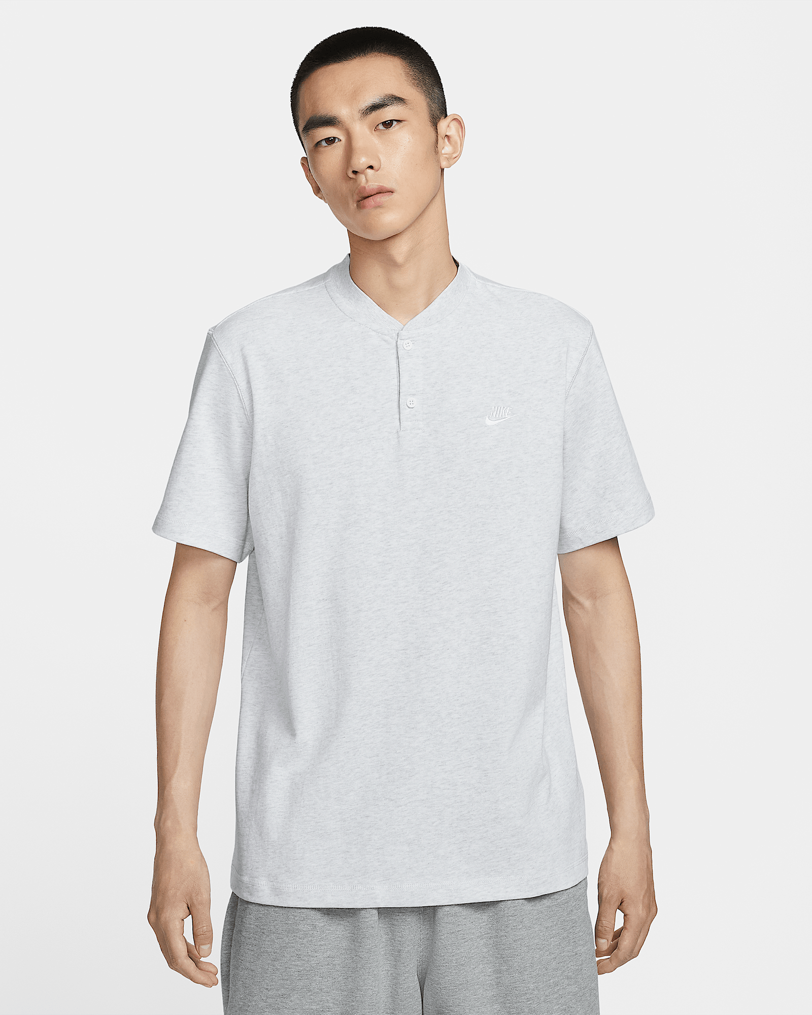 Nike Club in Birch Heather/White/White, image 1 of 1 from Nike