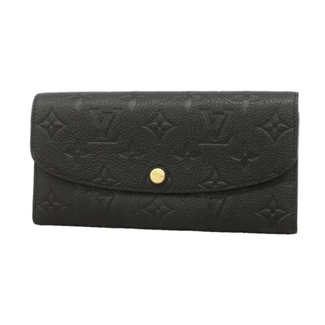 Louis Vuitton Wallet Monogram Empreinte Portefeuille Emily Noir in Black from The Reluxe, photo 1 of 1