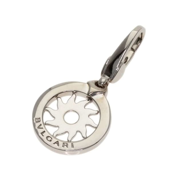 Bvlgari Tondosan Charm Pendant 18K White Gold in White from The Reluxe, photo 1 of 1
