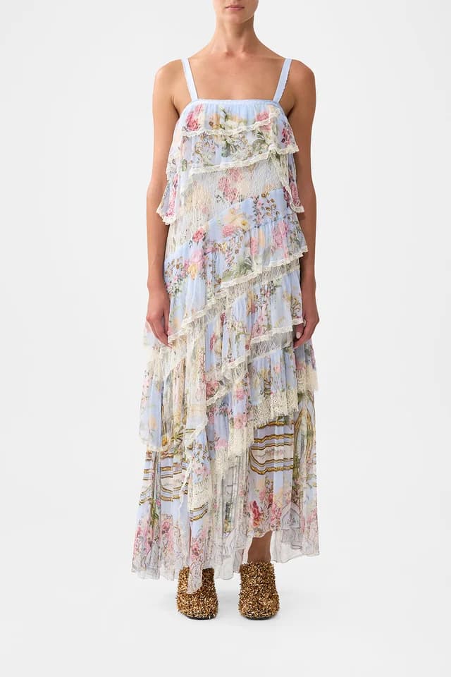 Camilla eBoutique ASYMMETRIC SPLICED LACE DRESS TILED IN TIME, image 1 of 1 from CAMILLA