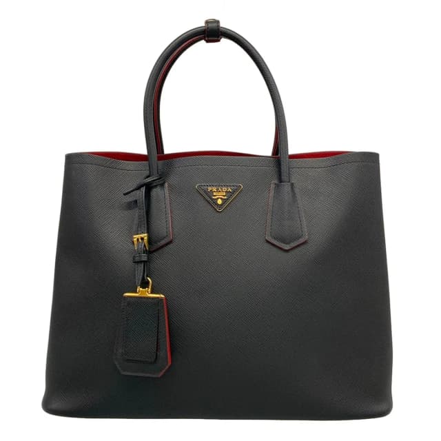 Prada Tote Bag Black Leather in Black Leather from The Reluxe, photo 1 of 1