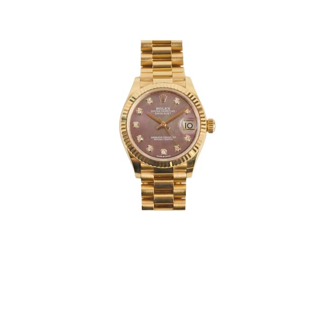 Rolex Datejust 31mm 18k Yellow Gold With Diamonds Dial MOP Face 278278 in Yellow from The Purse Affair, photo 1 of 1