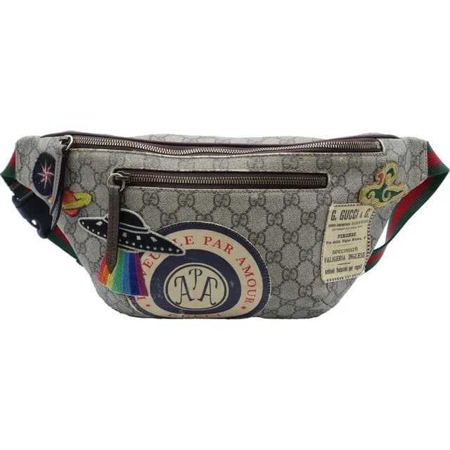 Gucci GG Supreme Courier Sherry Line Belt Bag Beige in Beige from The Reluxe, photo 1 of 1
